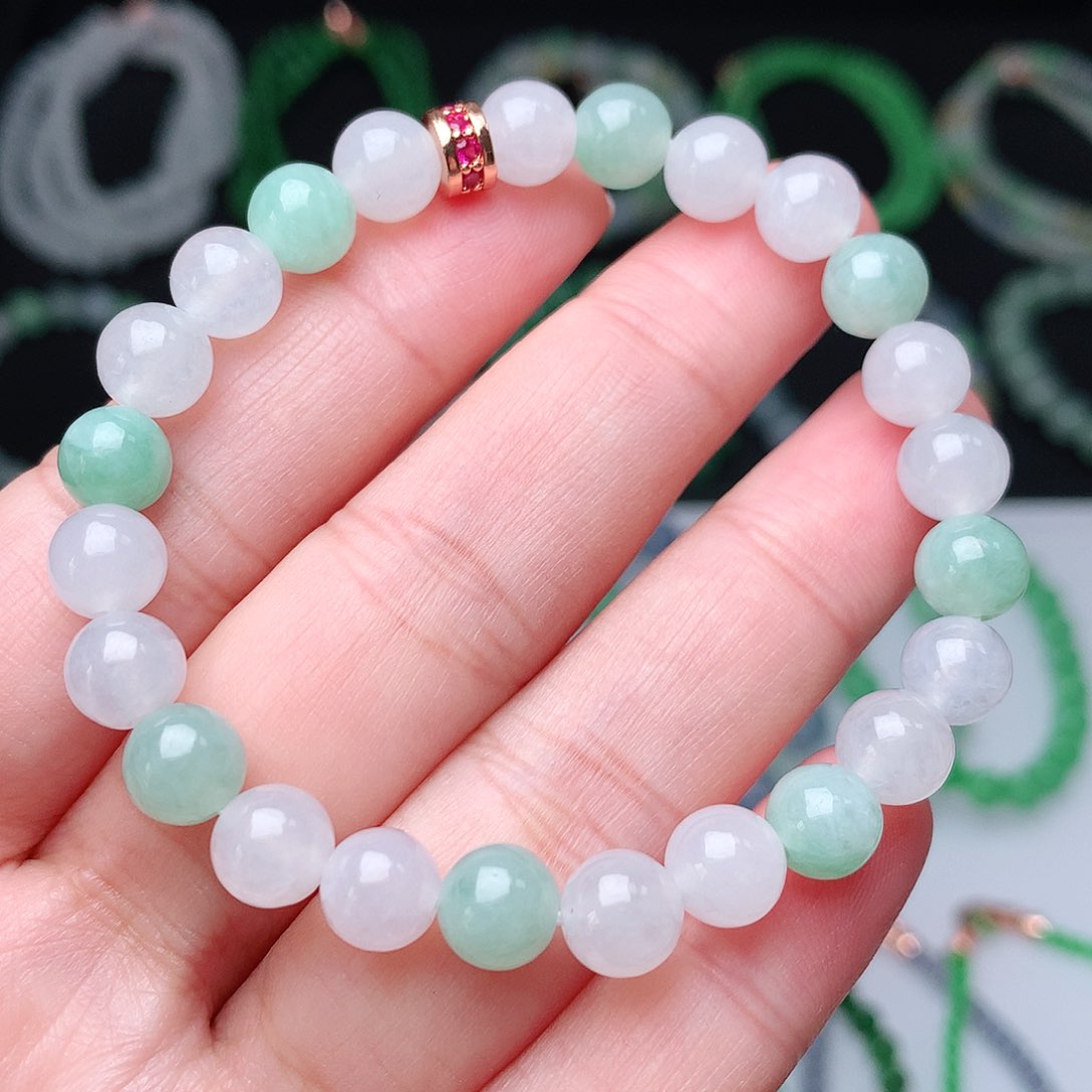 翡翠手链未镶嵌翡翠