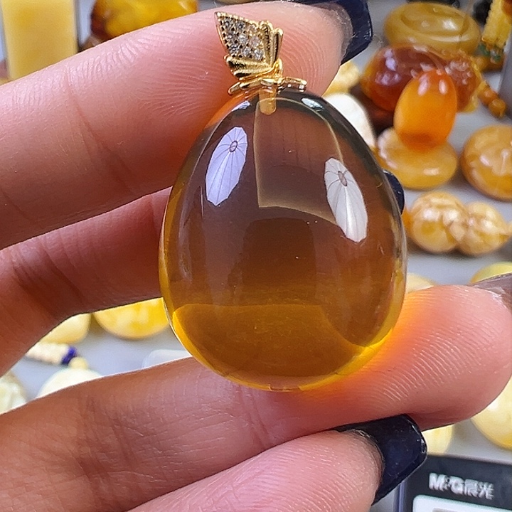 蜜蜡颈饰未镶嵌蜜蜡