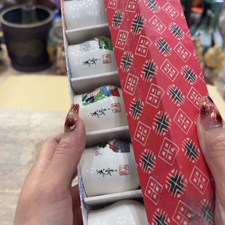 陶瓷古美术置物摆件