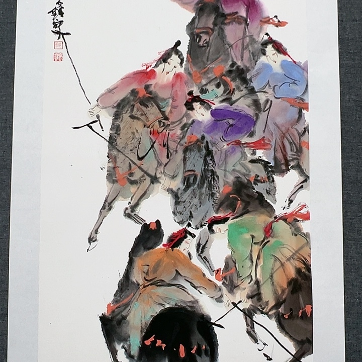 国画书画作品多次