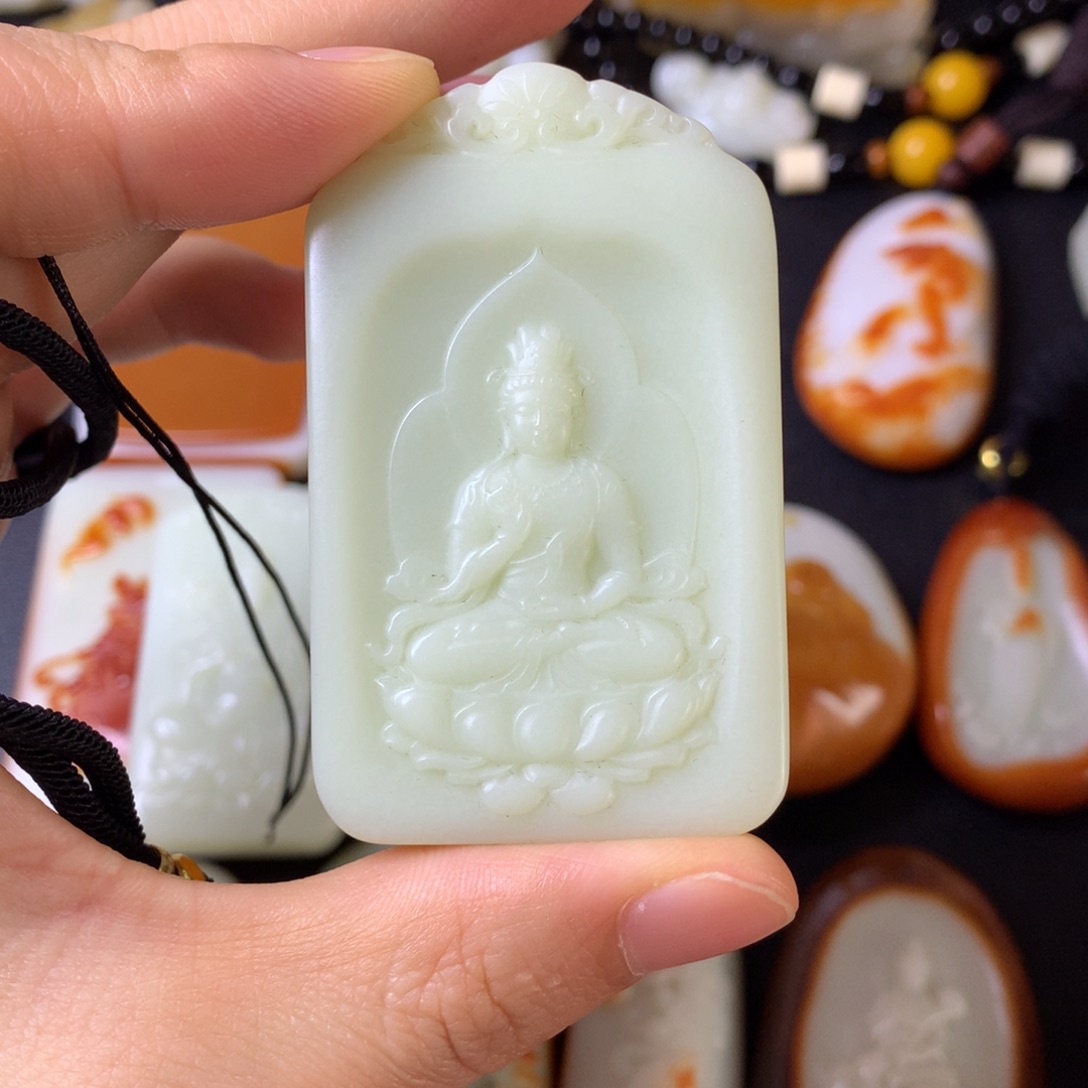 和田玉未镶嵌颈饰二****城