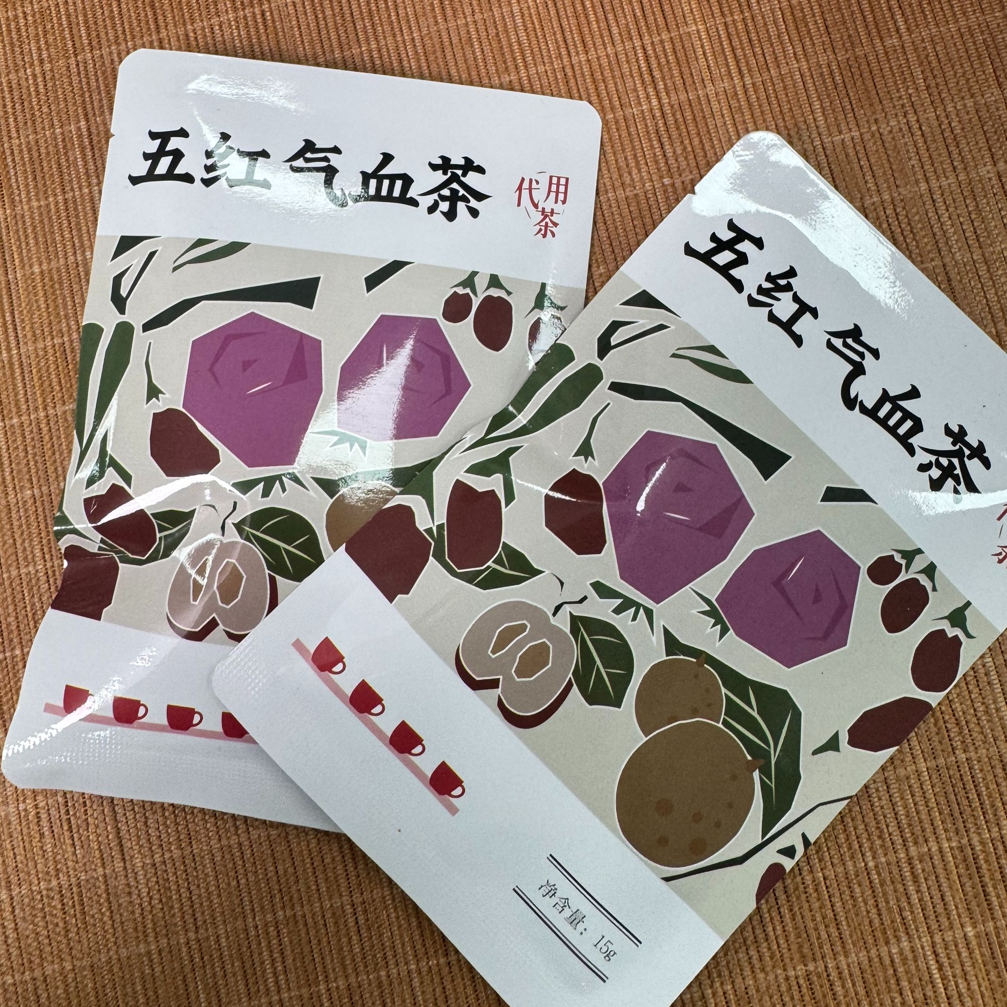 一袋五红暖暖茶