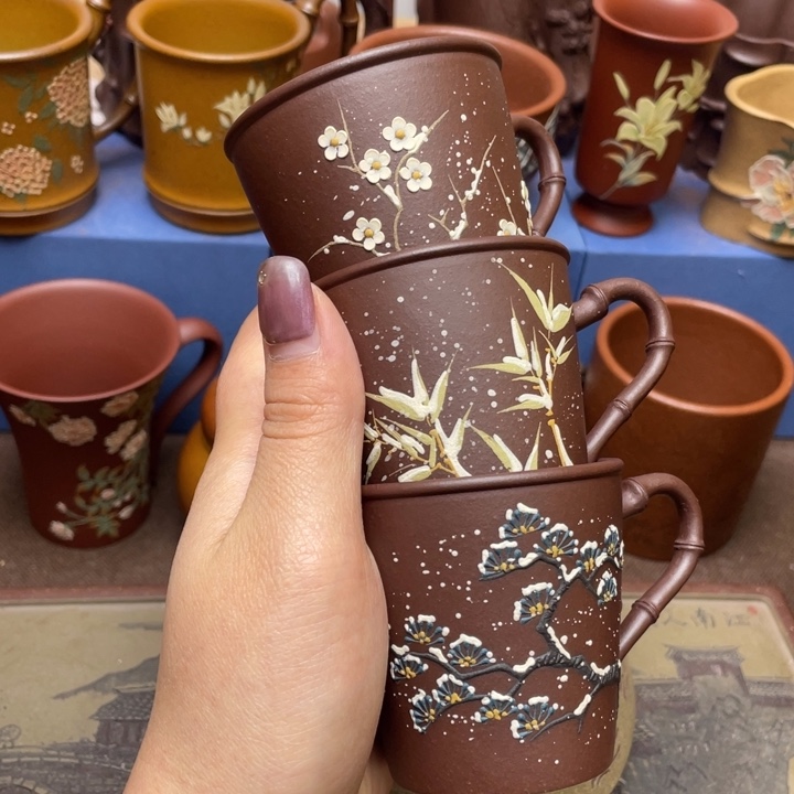 紫砂茶杯紫砂主人杯