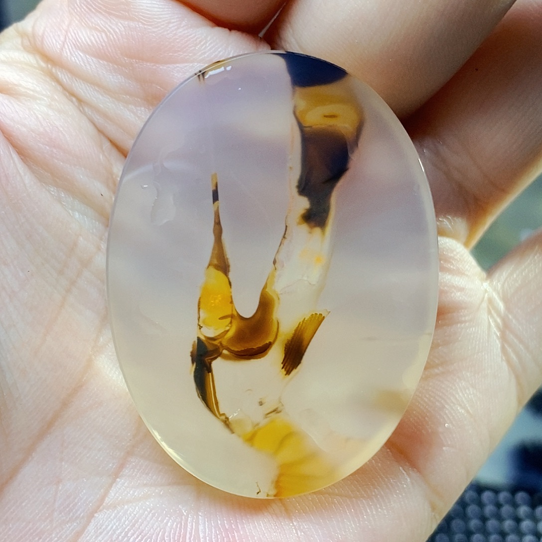 未镶嵌玛瑙/玉髓珠宝半成品