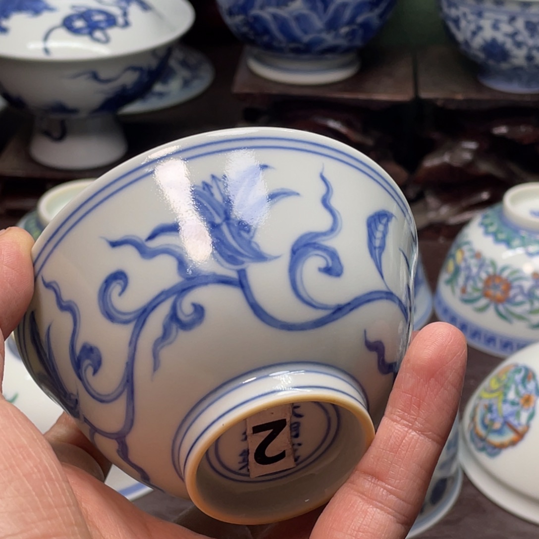 杯子陶景德镇陶瓷现代手工陶瓷茶具