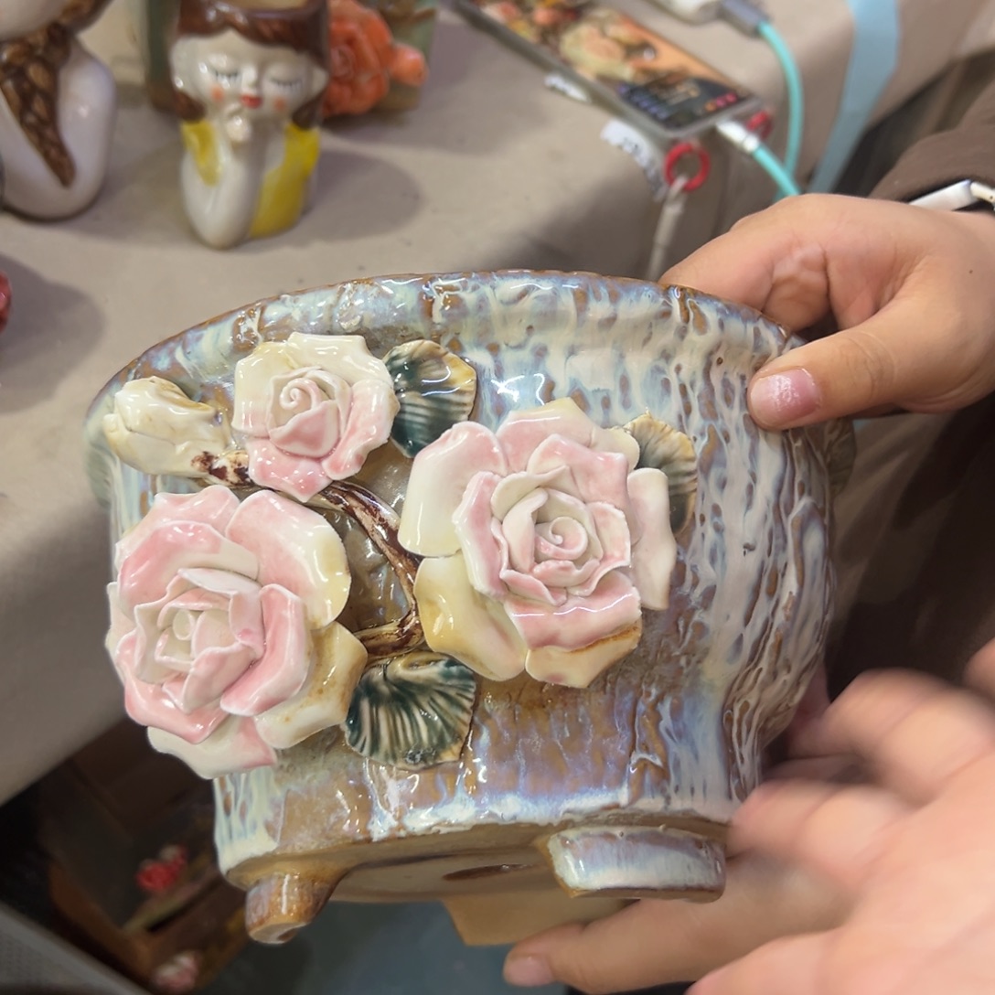 满20米秒退拉黑花盆