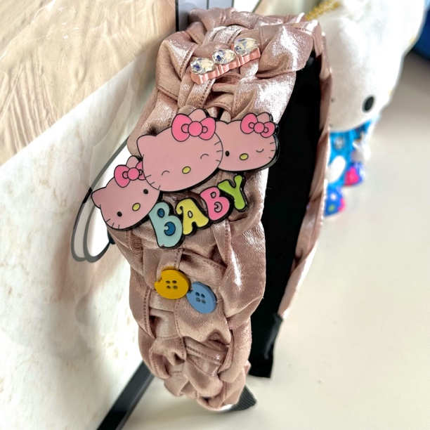 10020粉色三只KT粉色发箍