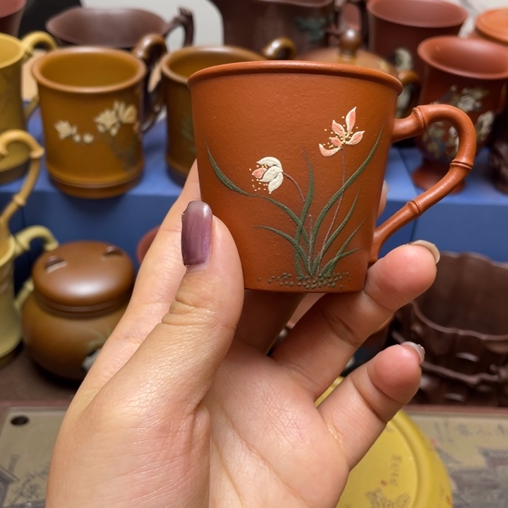 紫砂茶杯紫砂主人杯