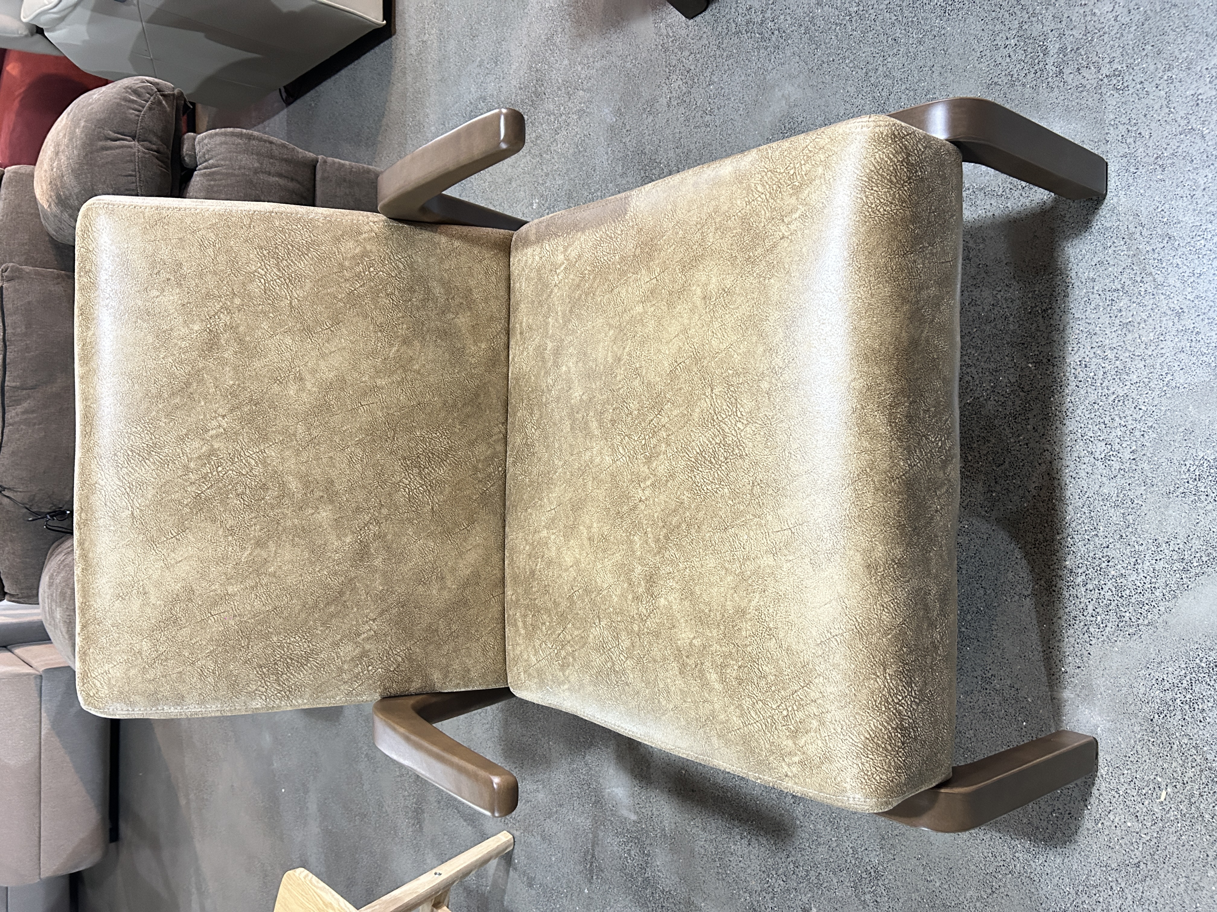 休闲实木沙发椅理查德椅轻奢烫金布