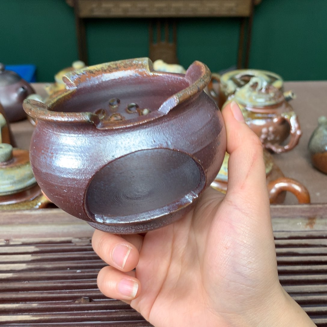 紫砂柴烧纯自然柴烧