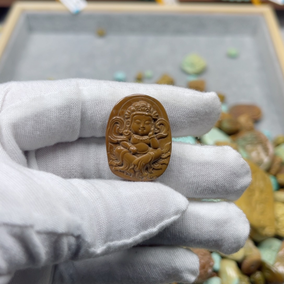 绿松石挂件未镶嵌