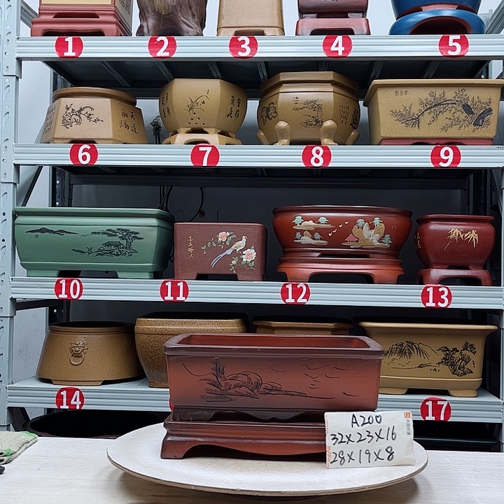 紫砂花盆紫砂花盆