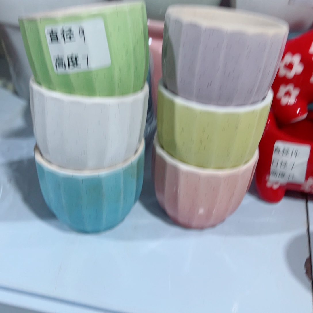 有孔，陶瓷花盆满10米包邮发货