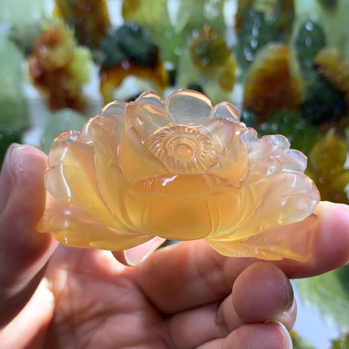 蛇纹石玉珠宝半成品未镶嵌