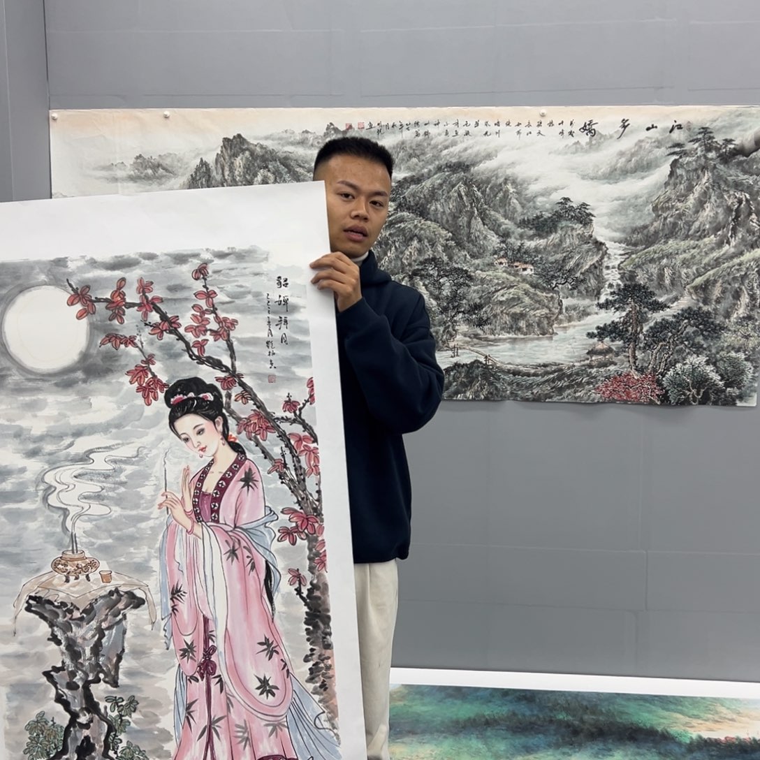 你***啊国画国画作品欣赏一下