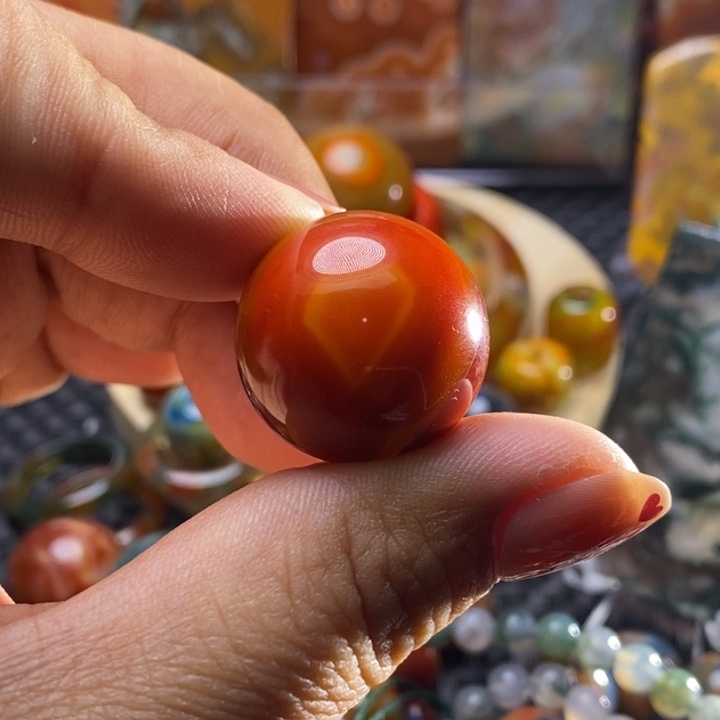 家***下玛瑙/玉髓未镶嵌颈饰