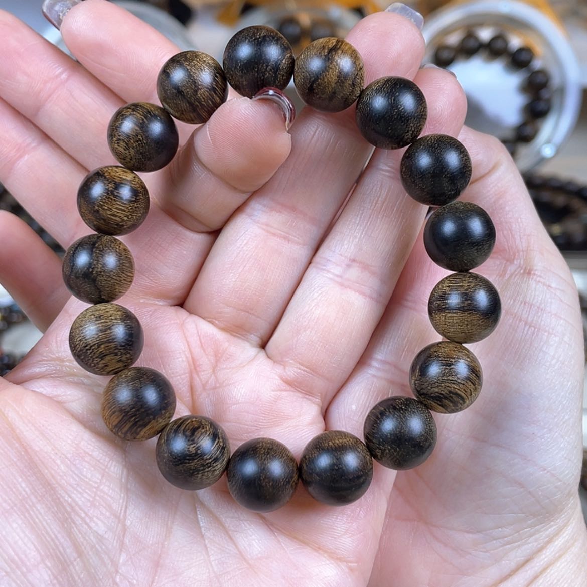 【闪购商品】沉香手串秋*树越南芽庄白棋楠留疤