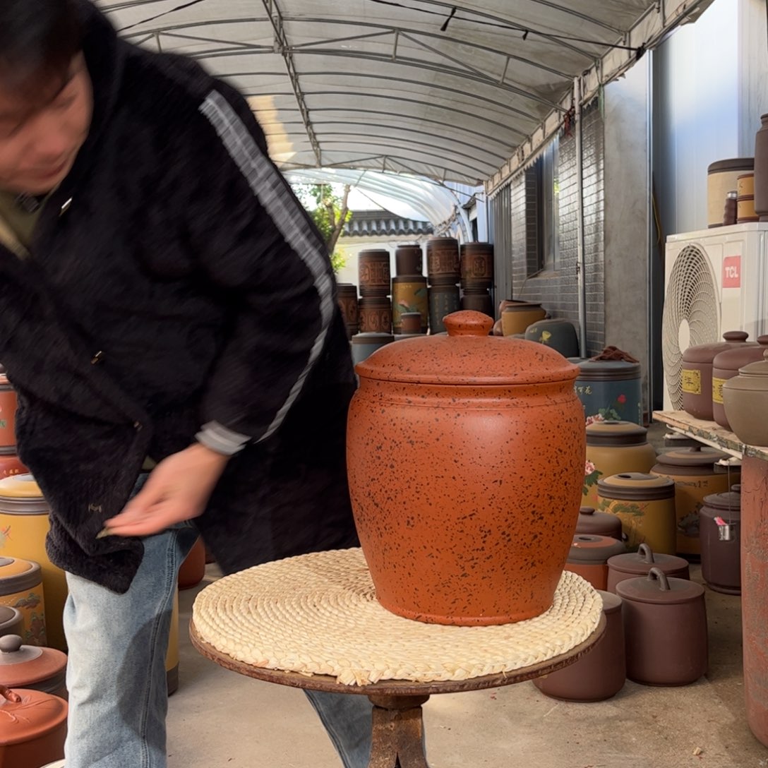 紫砂茶叶罐10 饼茶叶罐