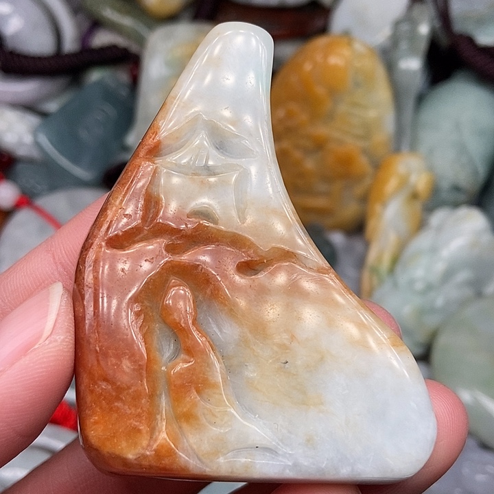 颈饰未镶嵌翡翠翡翠