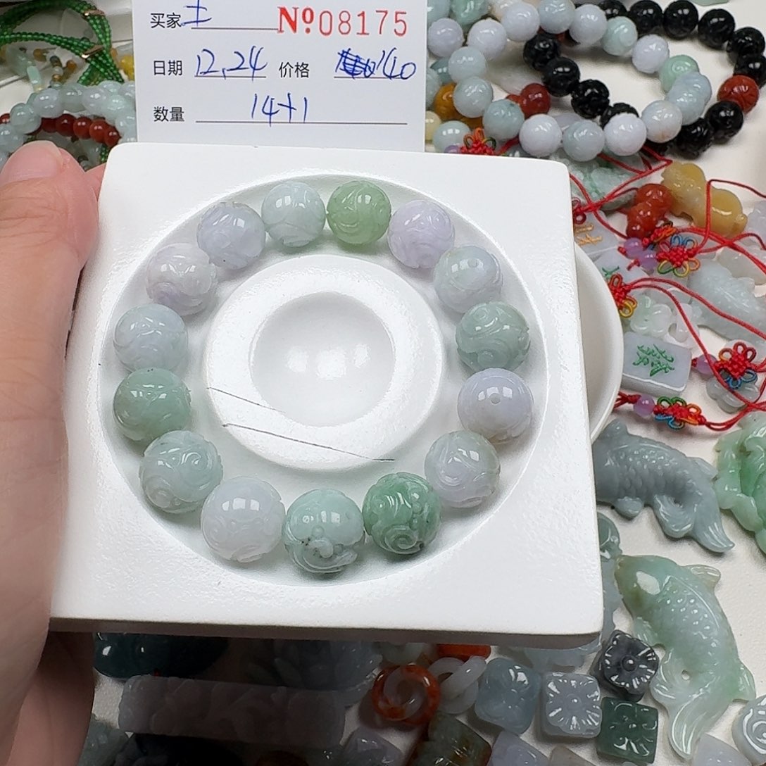 土***念翡翠未镶嵌颈饰66666