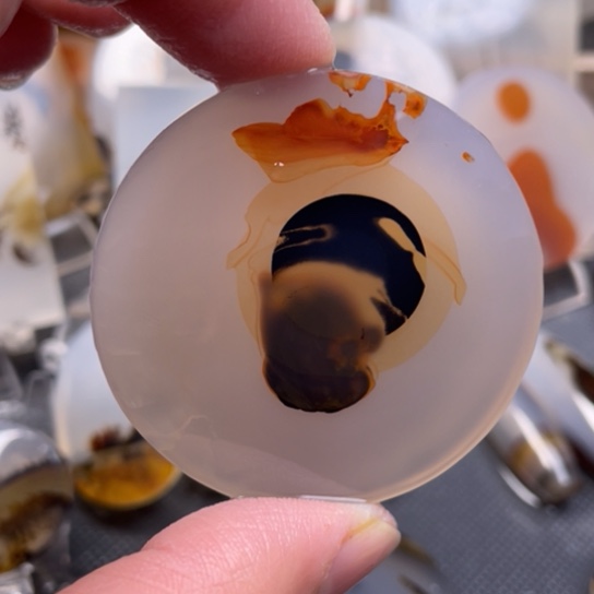 玛瑙/玉髓吊坠(不含链)未镶嵌