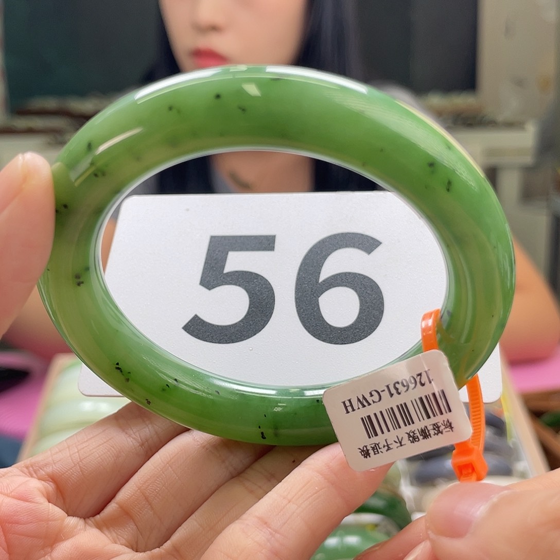 和田玉手镯未镶嵌119