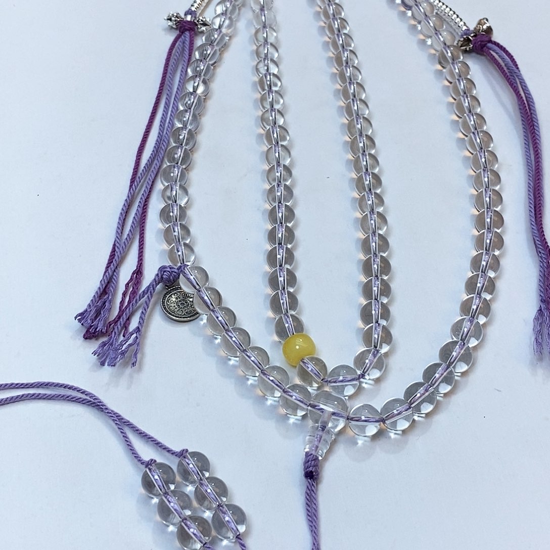 水晶手链未镶嵌原创设计108