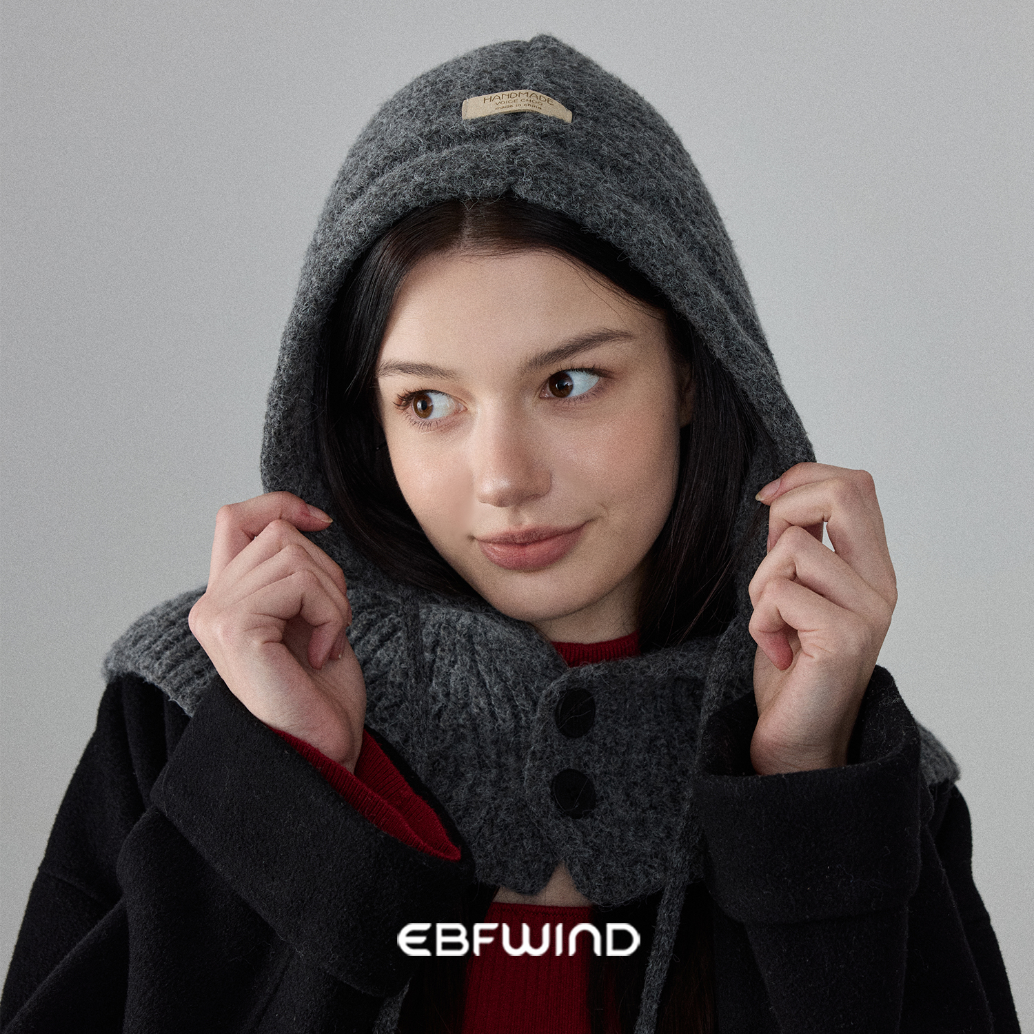 EBFWIND【拉法帽】高级灰色拉法帽秋冬