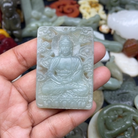 蛇纹石玉颈饰未镶嵌74