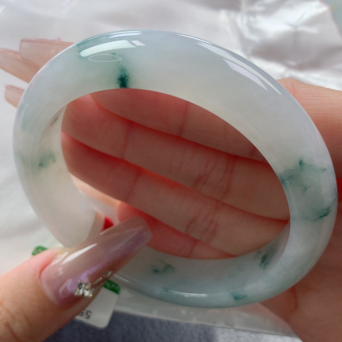 未镶嵌手镯翡翠缅甸天然翡翠A货55.6