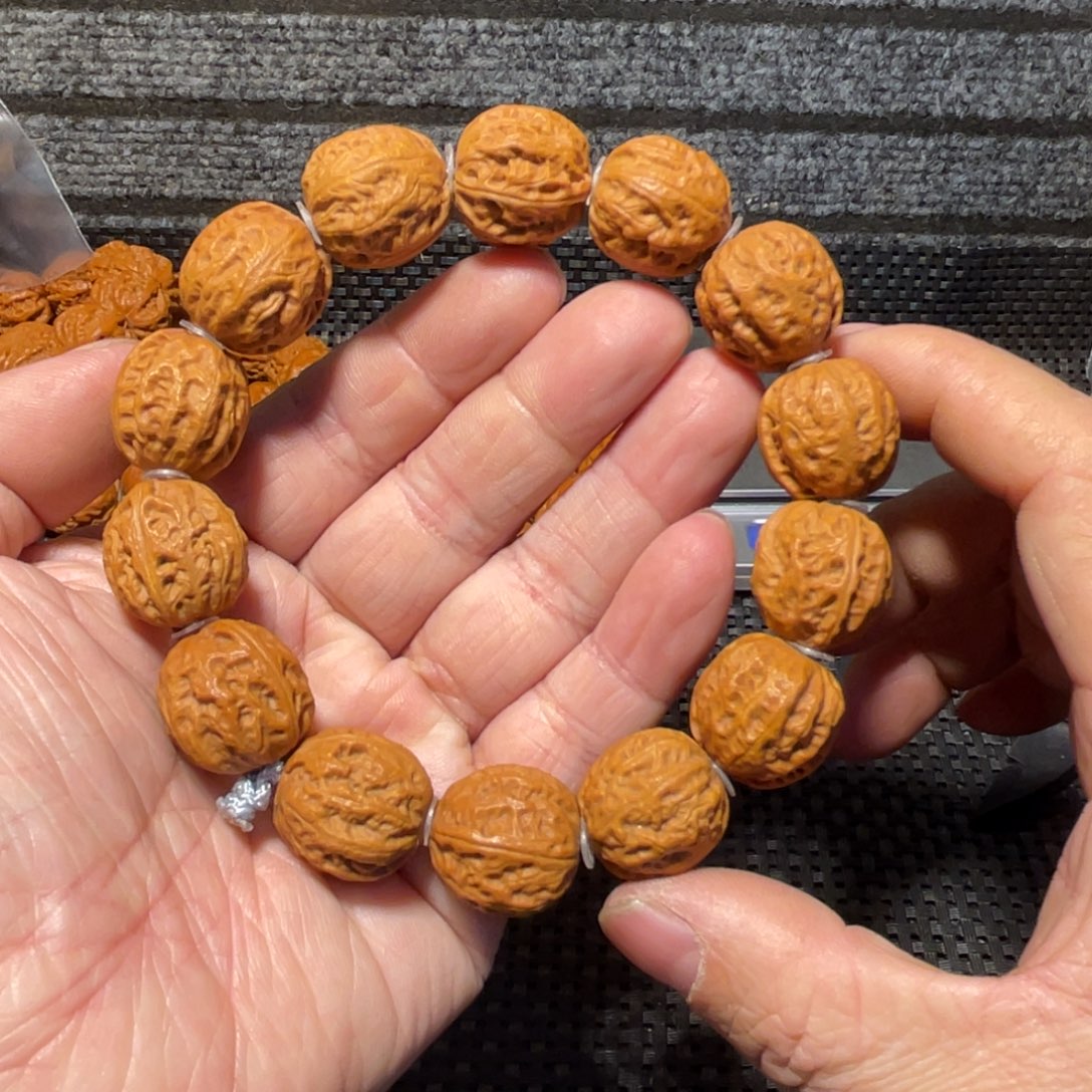 文玩核桃手串磨盘粗筋18
