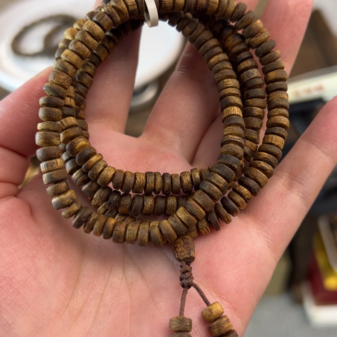 初***夏沉香碎屑沉香d002土沉越南片珠多圈多样性发一