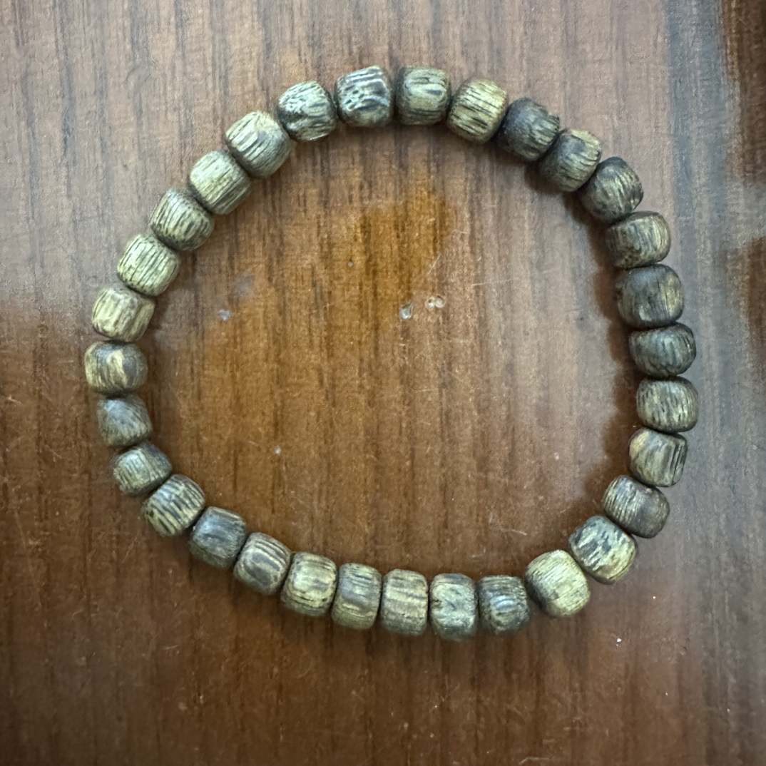 非金属木质手链 0.6mm-3.5-4克-随型单圈手串