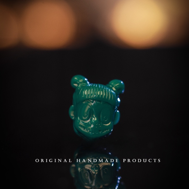 高瓷玉化地狱色（10*7.5mm)精工哪吒