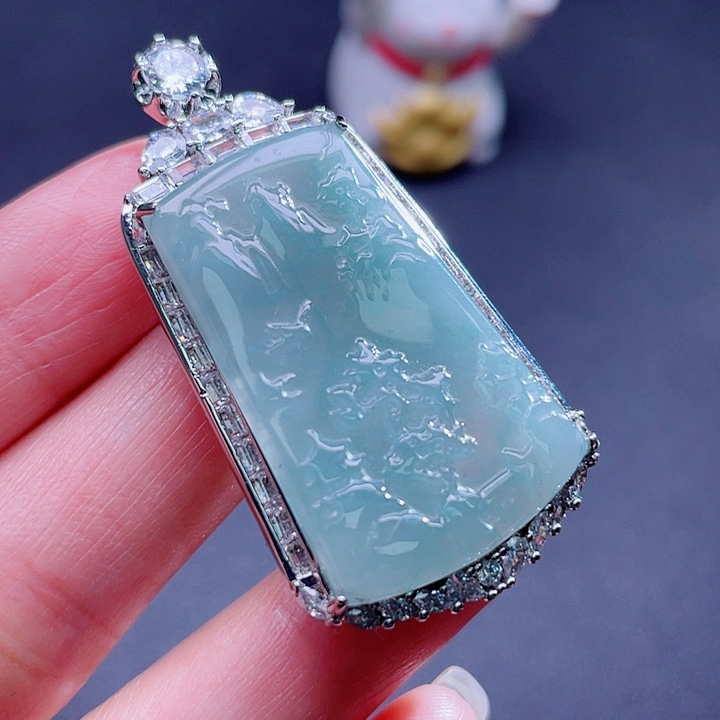 翡翠吊坠(不含链)未镶嵌