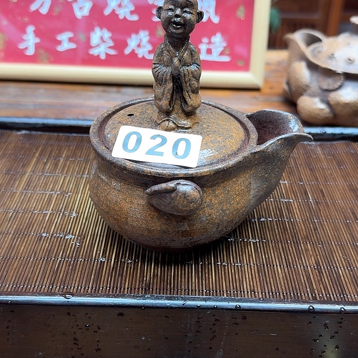 纯手工制作粗陶茶具