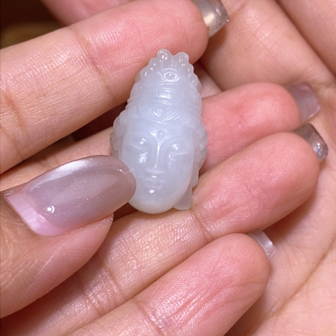 和田玉挂件未镶嵌悟*