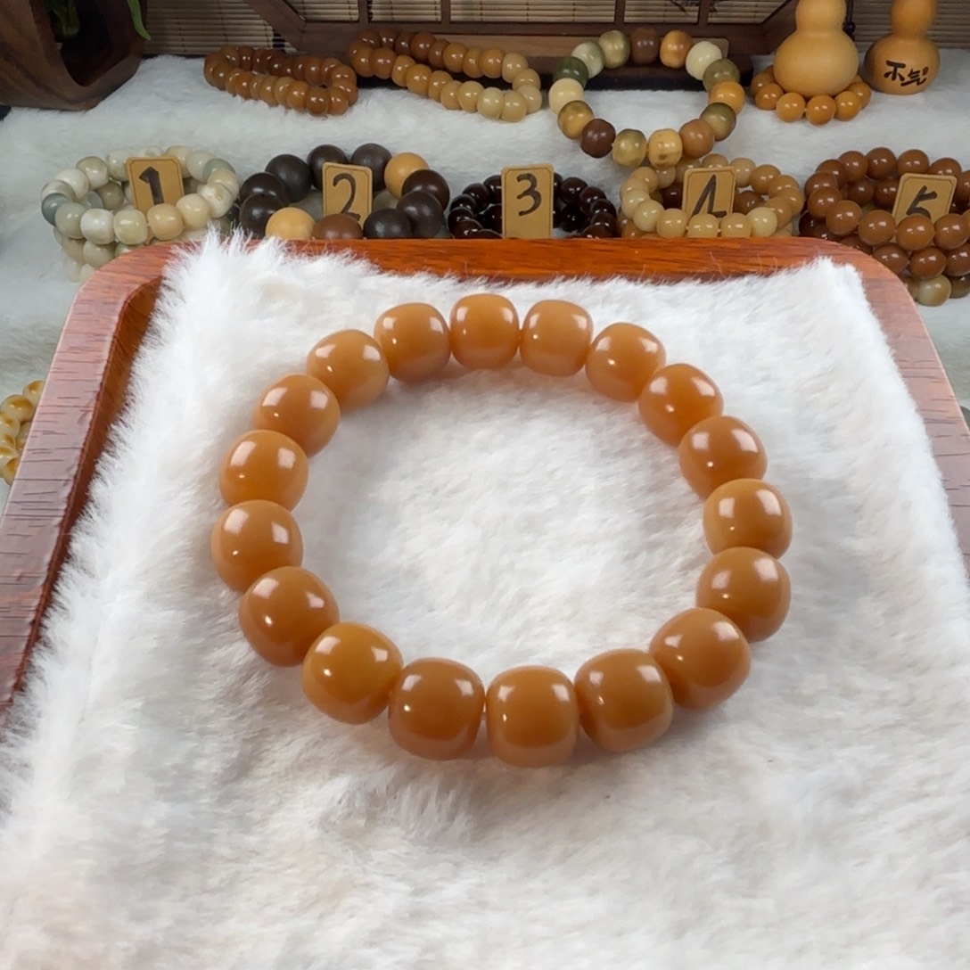 菩提根/象牙果手串风化黄