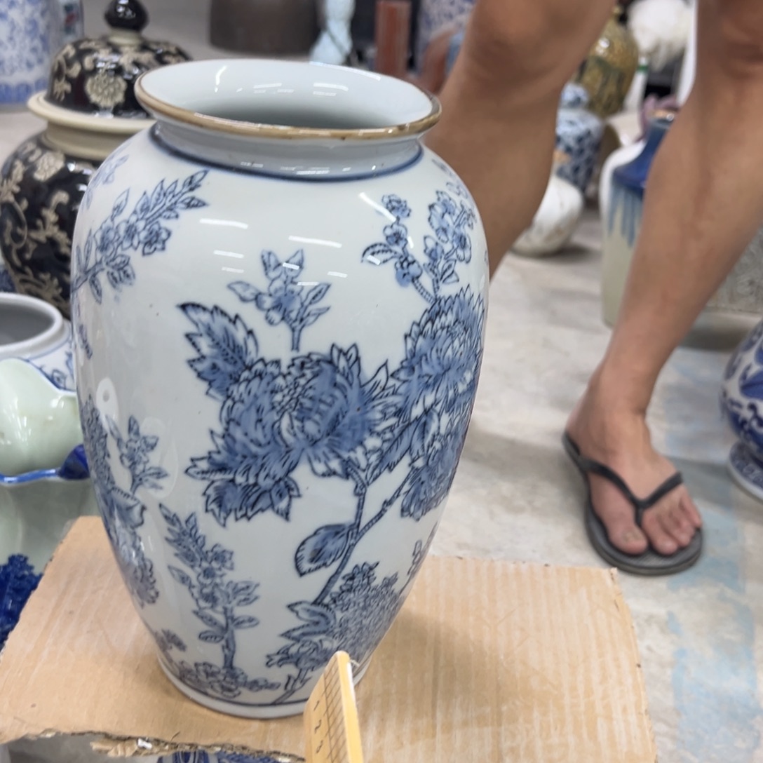 瓷片微瑕青花瓷器难得一漏 