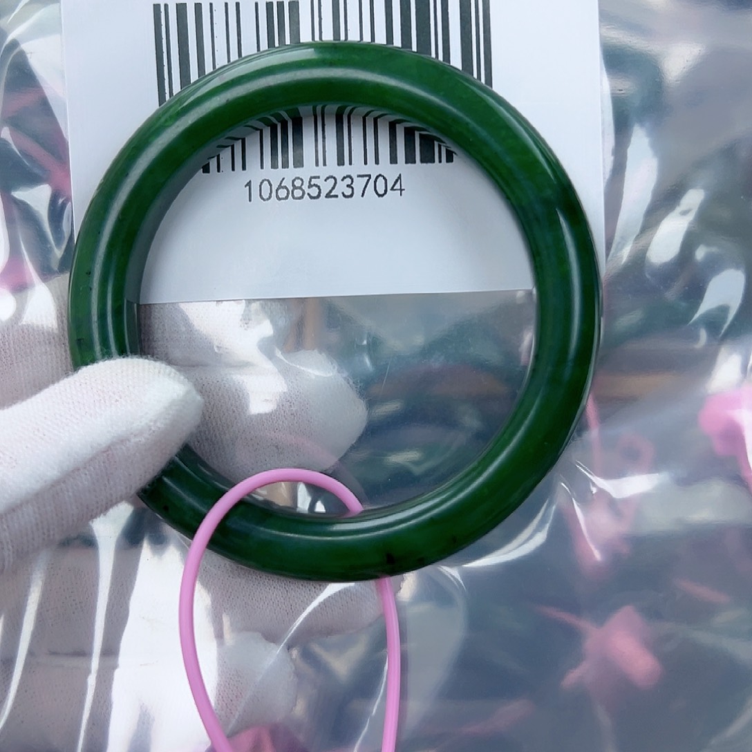 和田玉（碧玉）手镯未镶嵌5859