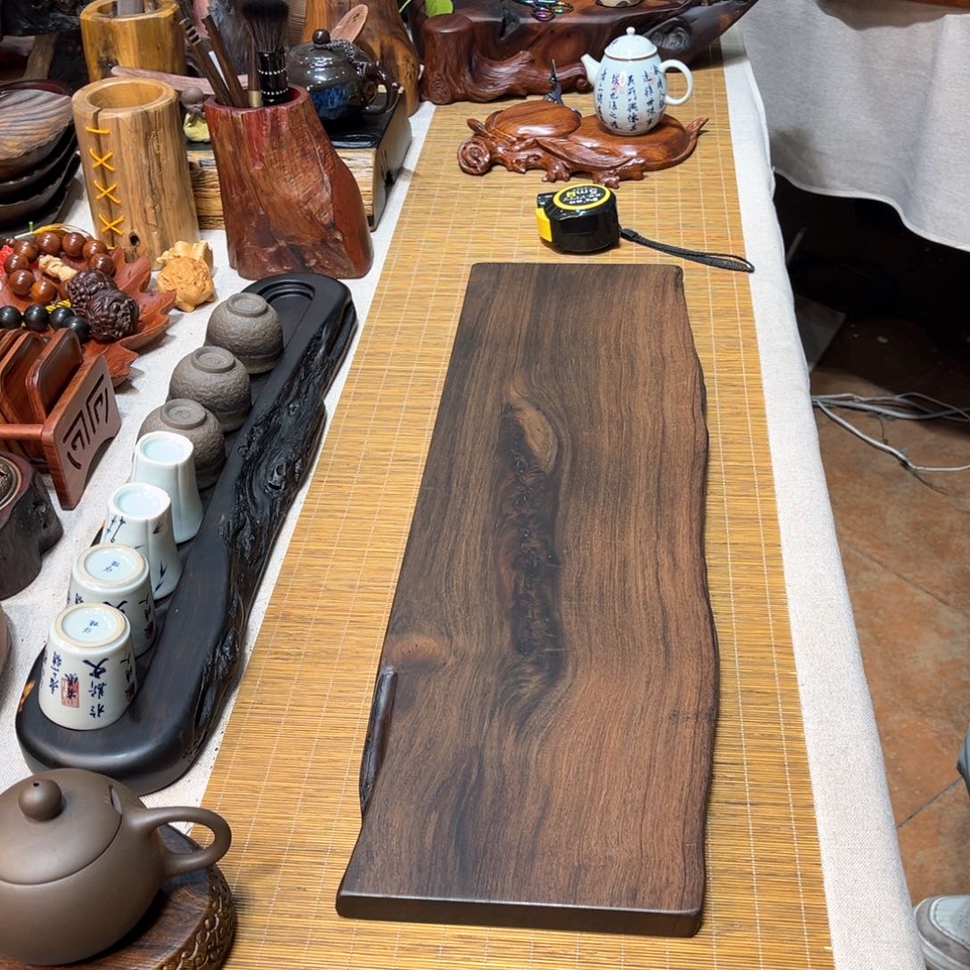 12大叶紫檀干泡茶盘