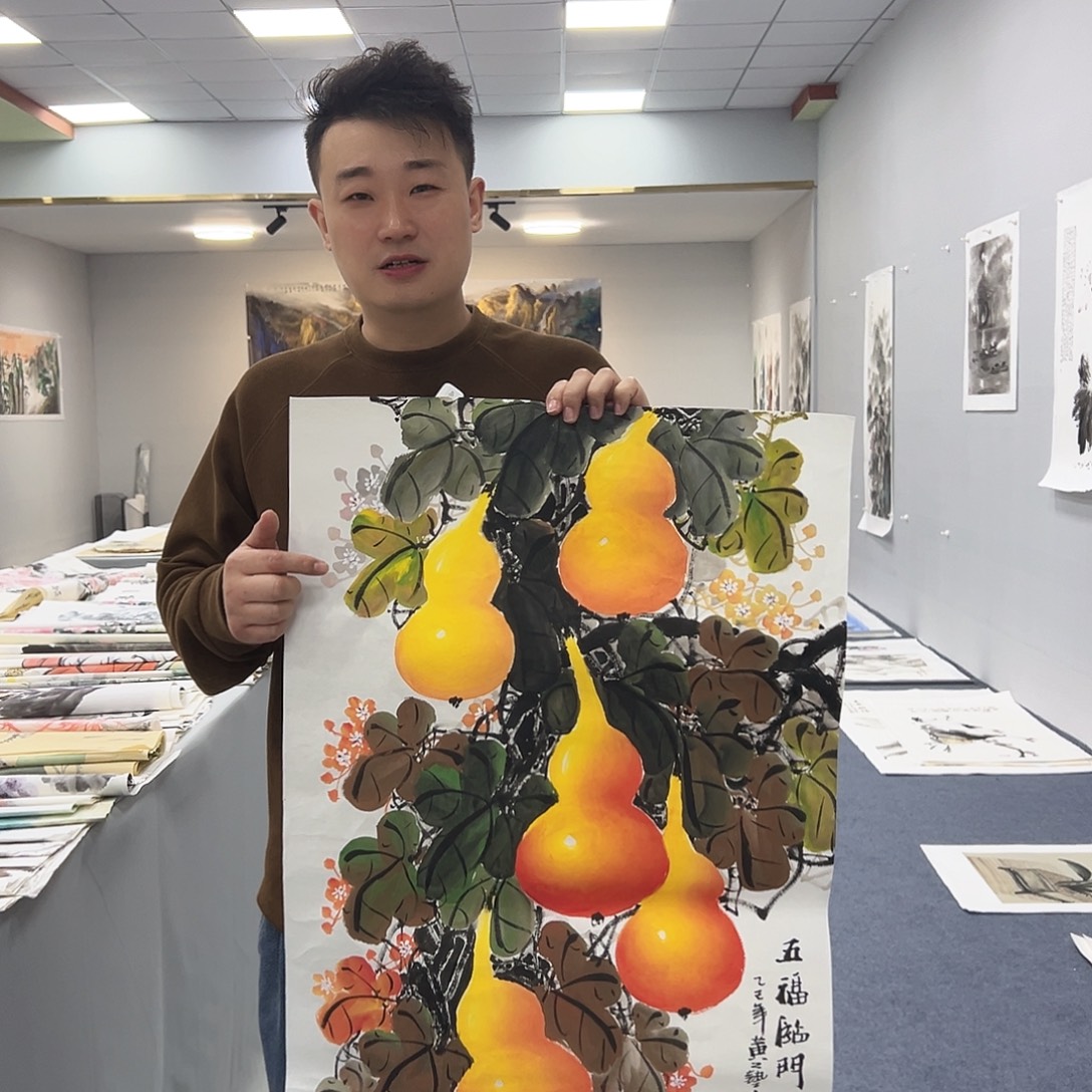 国画国画作品宣纸纯手绘