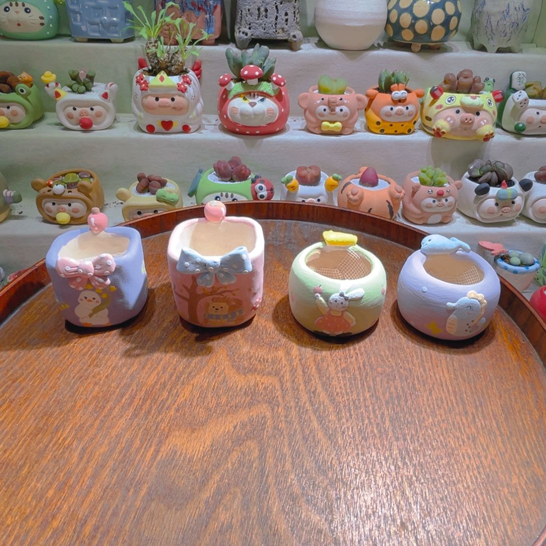 071纯手工制作重工盆盆38一个