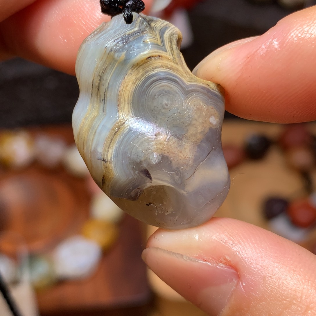 未镶嵌玛瑙/玉髓珠宝半成品