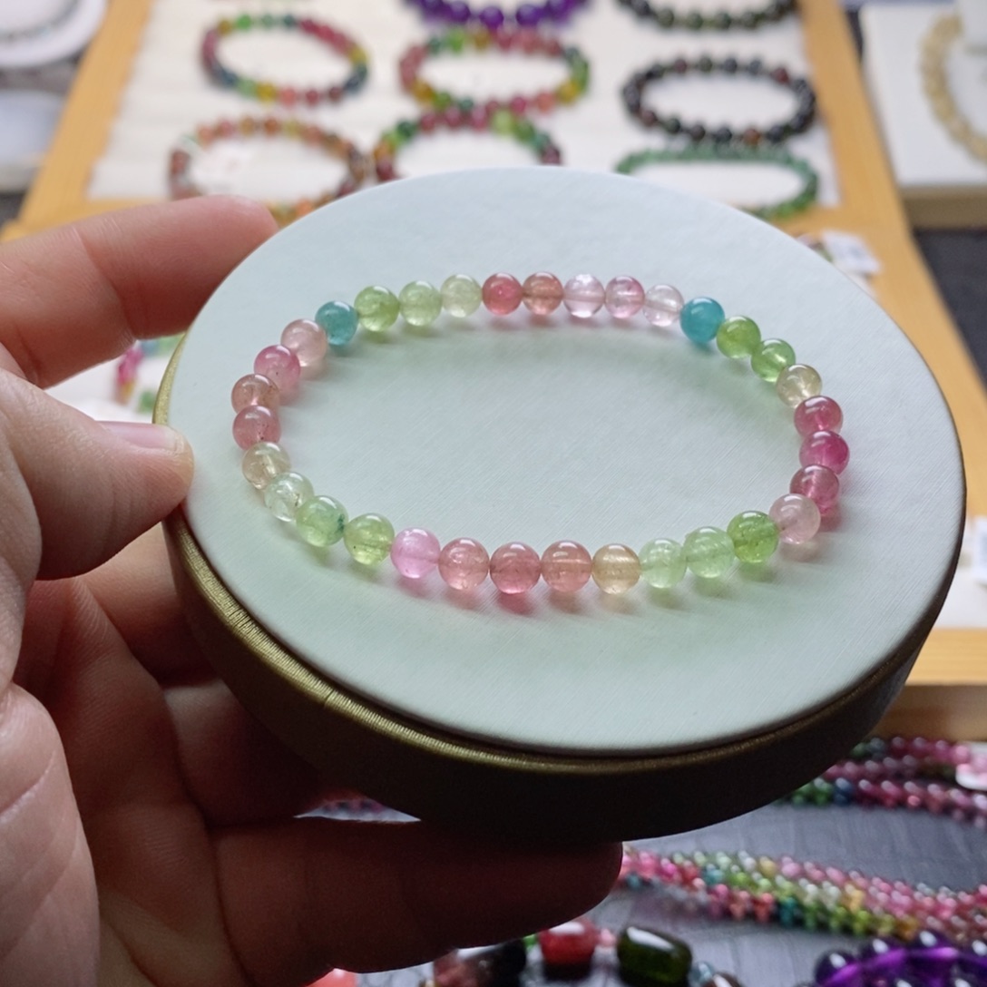 碧玺碧玺手链未镶嵌