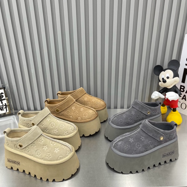 MSDD板鞋休闲风平跟时尚休闲鞋潮流棉鞋防滑单鞋短靴鞋子