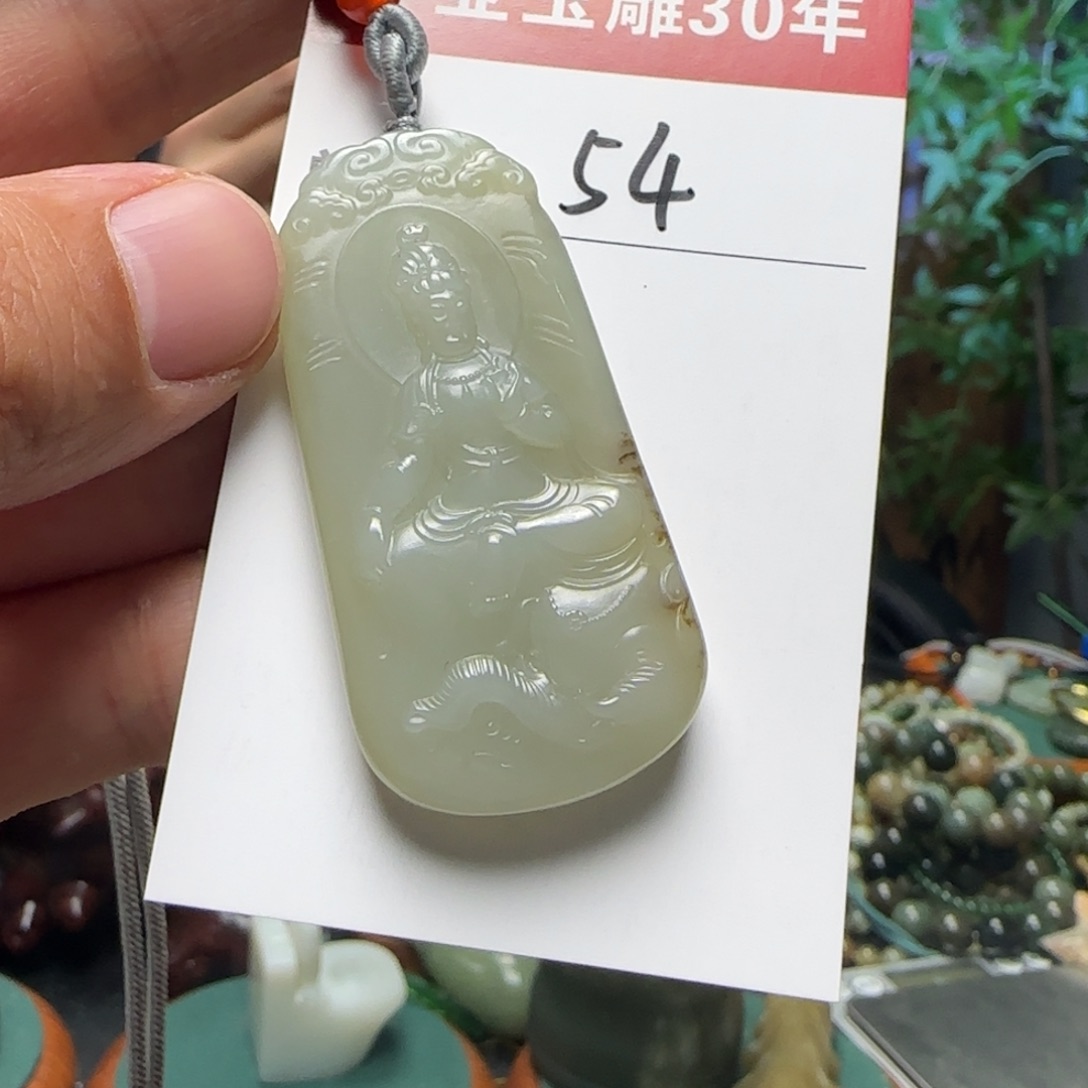 和田玉挂件未镶嵌54