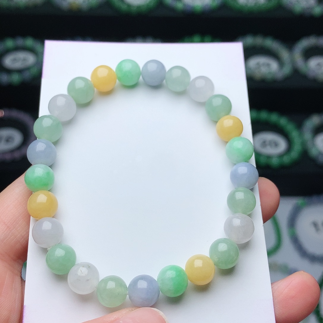 未镶嵌手链翡翠翡翠