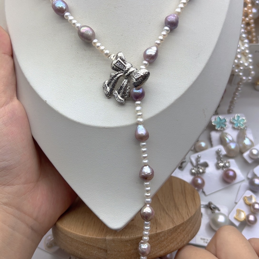 未镶嵌颈饰淡水珍珠