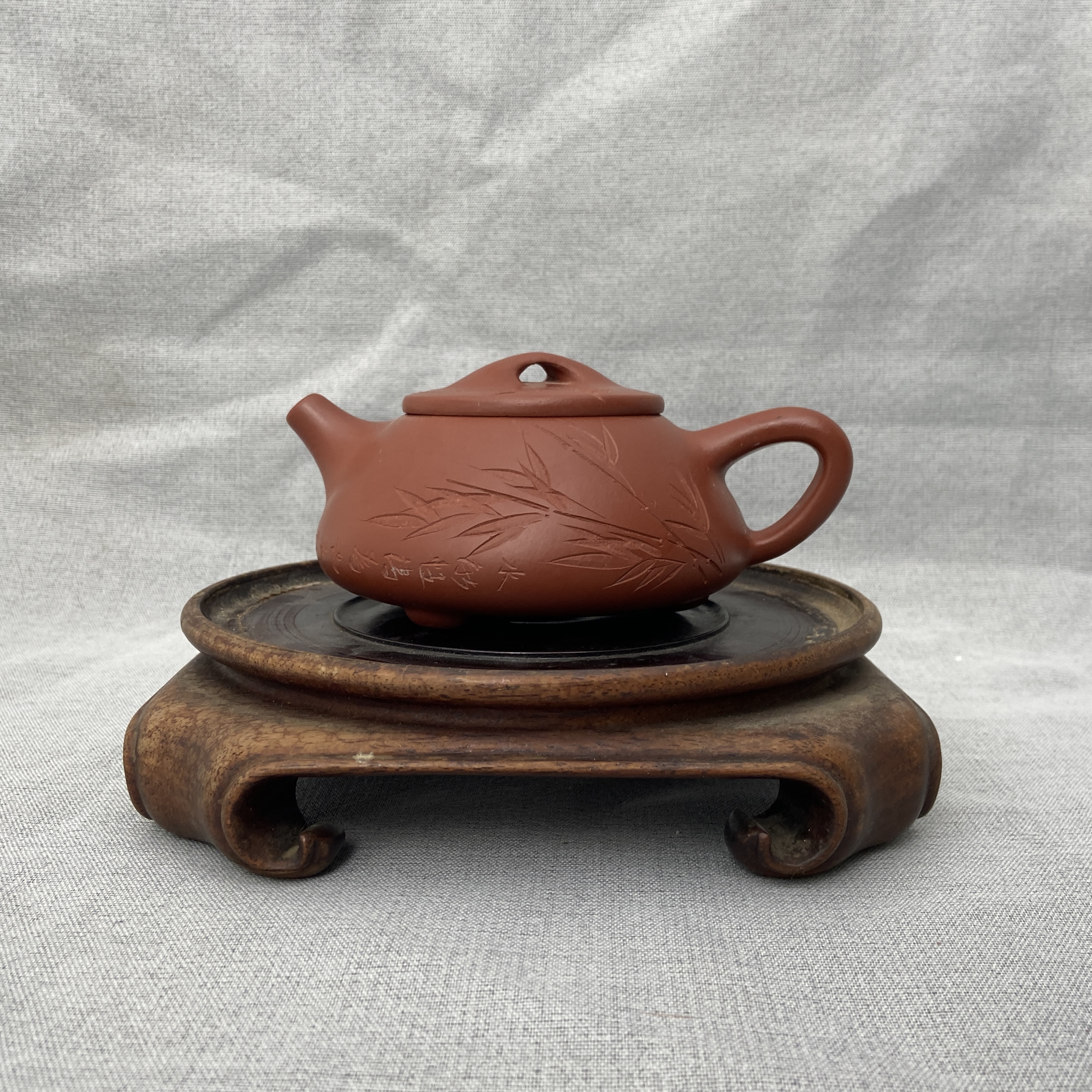 宜兴手工紫砂陶 茶壶GS3490-2